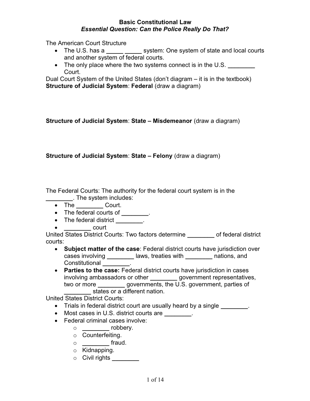 The American Court Structure