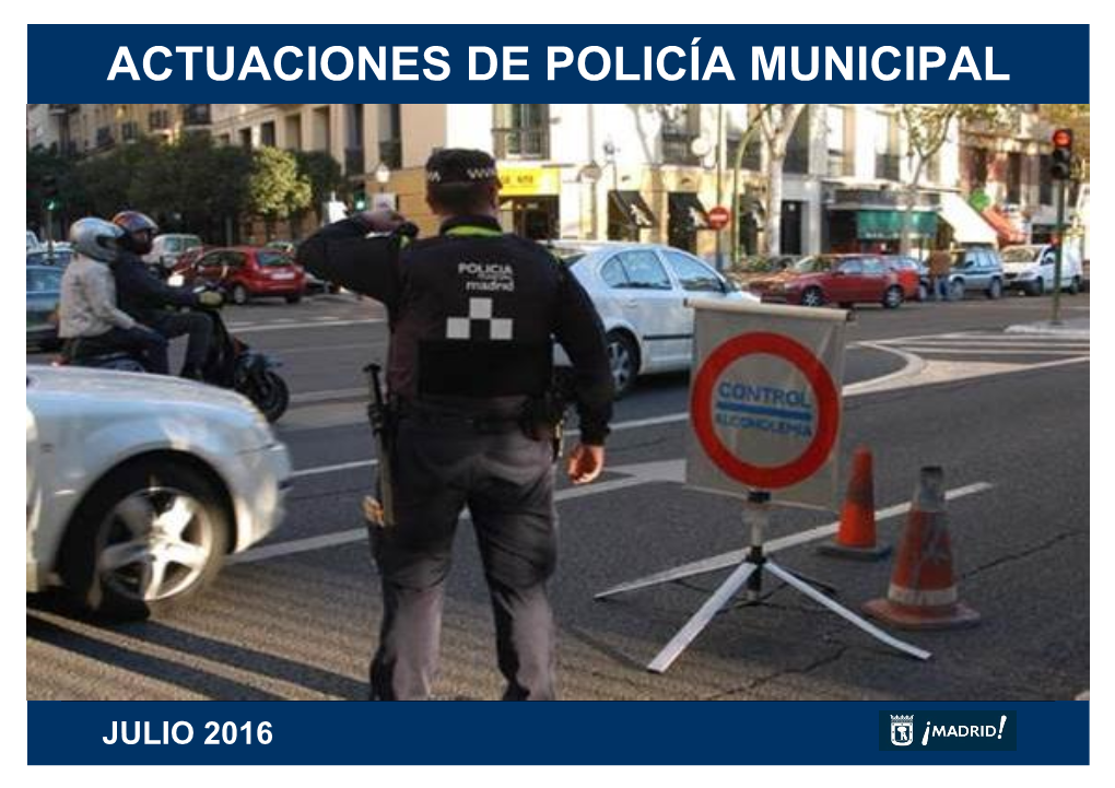 Actuaciones De Policía Municipal