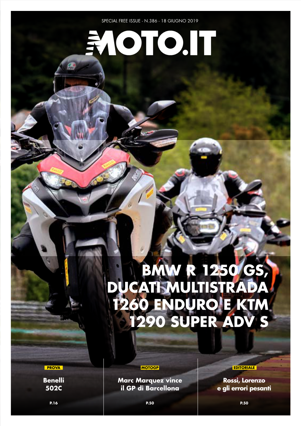 Bmw R 1250 Gs, Ducati Multistrada 1260 Enduro E Ktm 1290 Super Adv S
