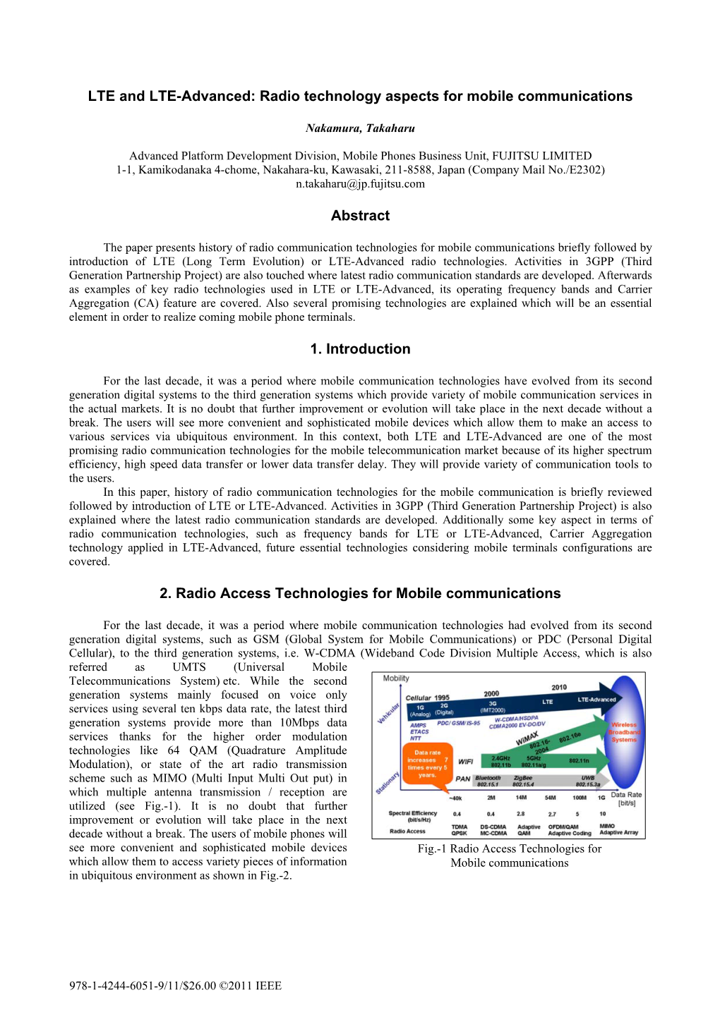 LTE and LTE-Advanced: Radio Technology Aspects for Mobile Communications