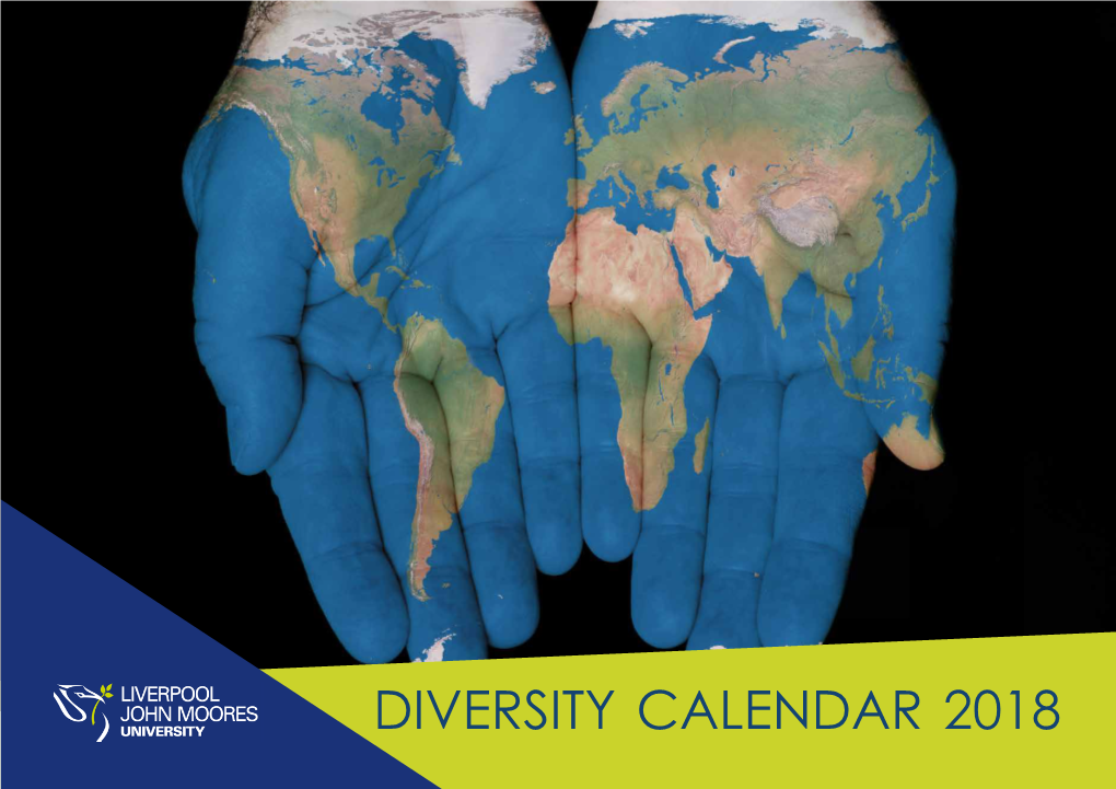 DIVERSITY CALENDAR 2018 Diversiton Leading the World in Diversity Diversity Calendar 2018