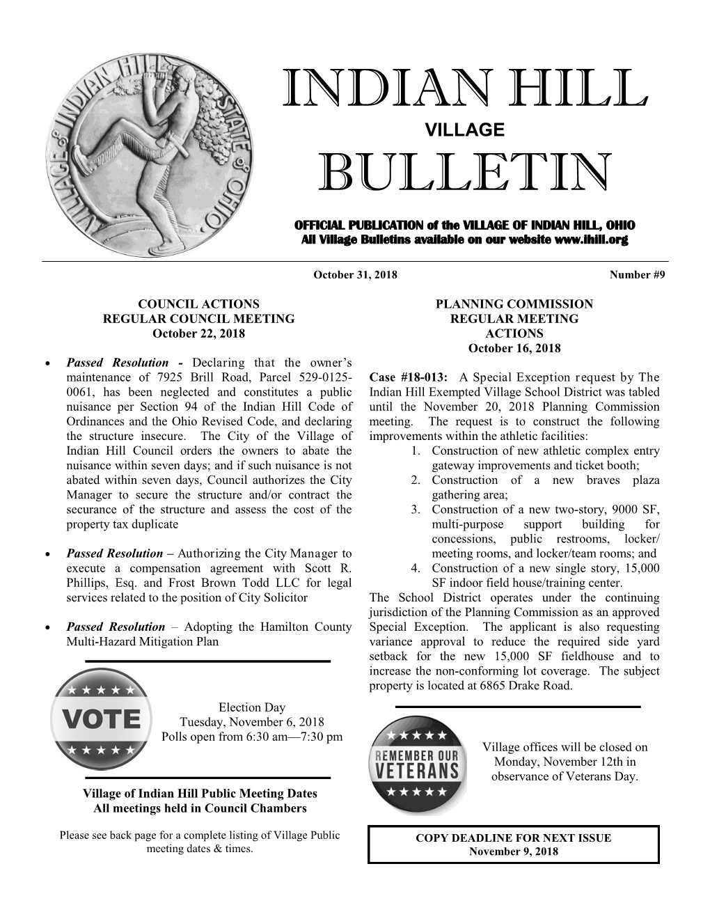 Village Bulletin