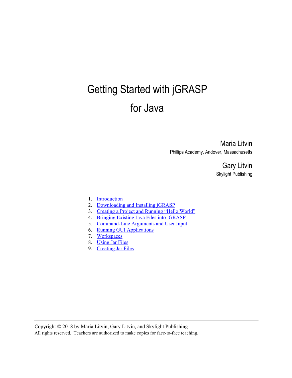 Getting Started with Jgrasp for Java