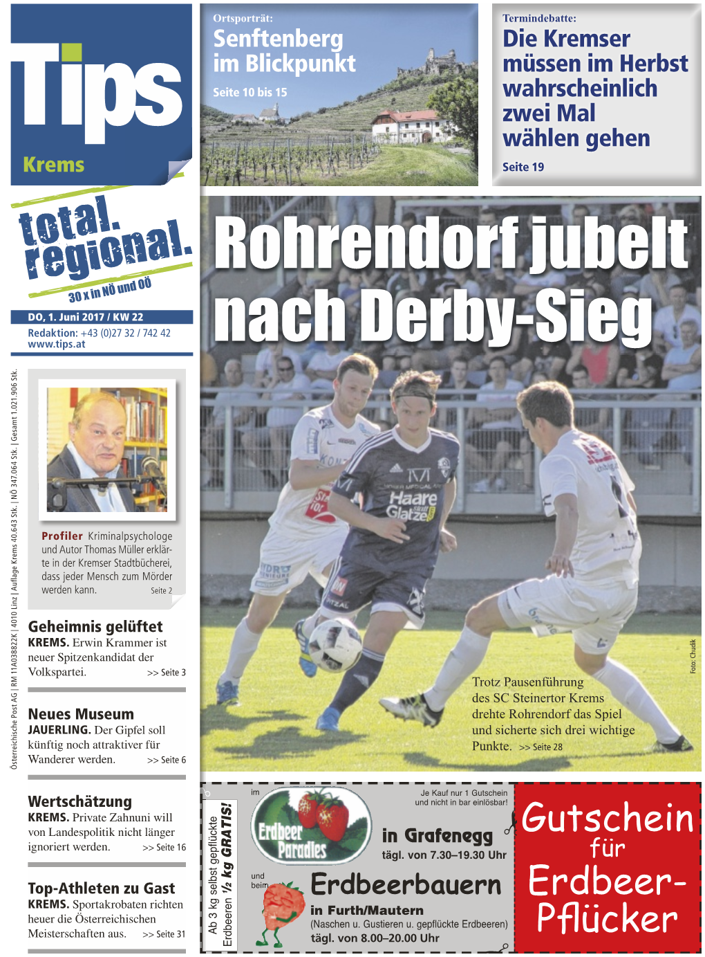 Rohrendorf Jubelt Nach Derby-Sieg