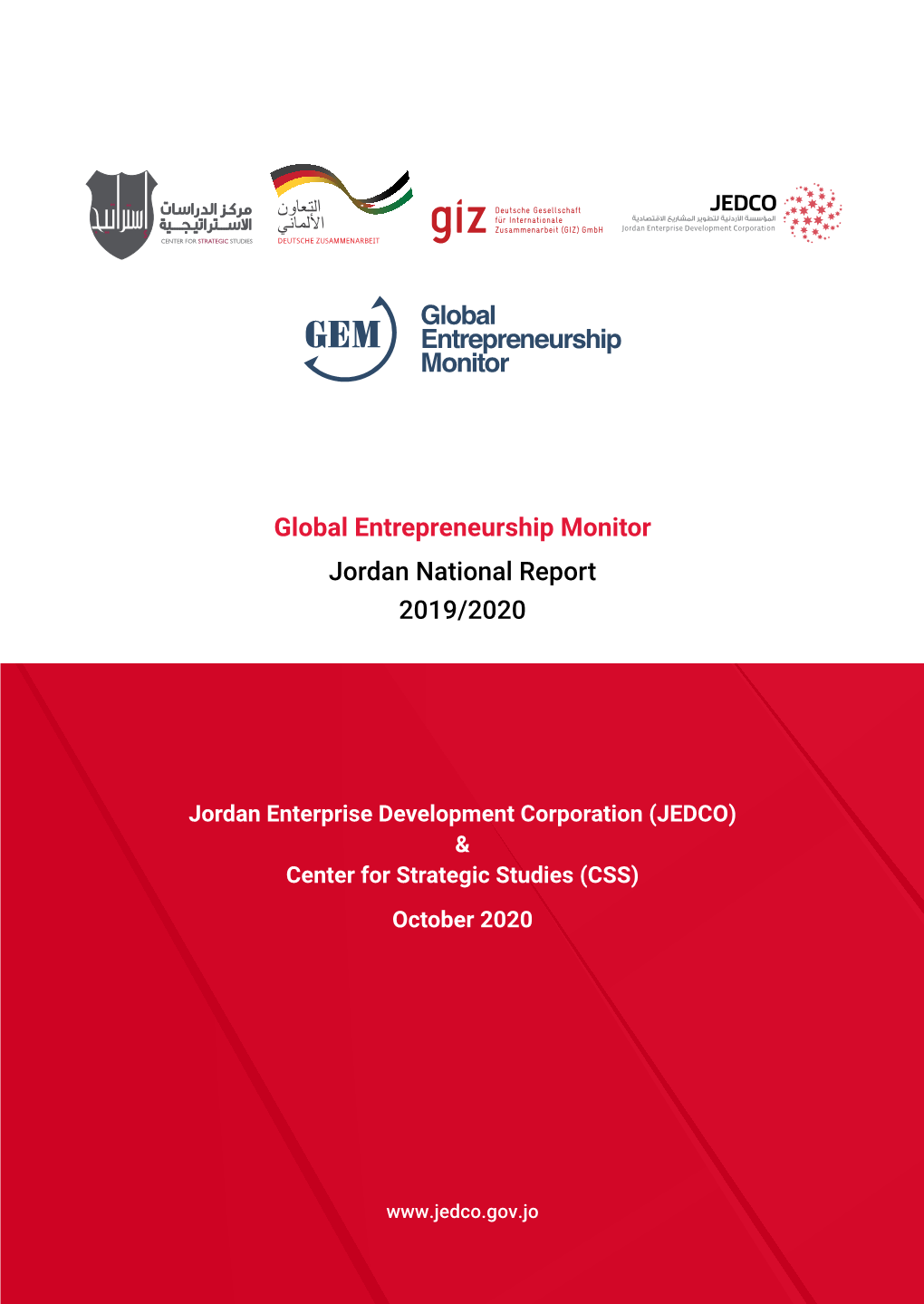 Global Entrepreneurship Monitor Jordan National Report 2019/2020