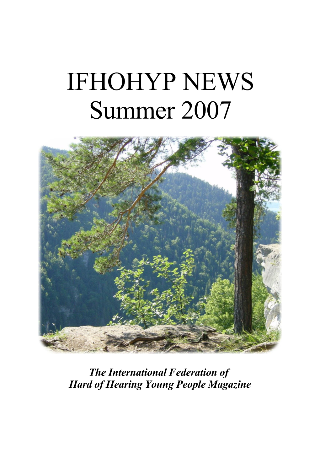 IFHOHYP Newsletter 1/2007