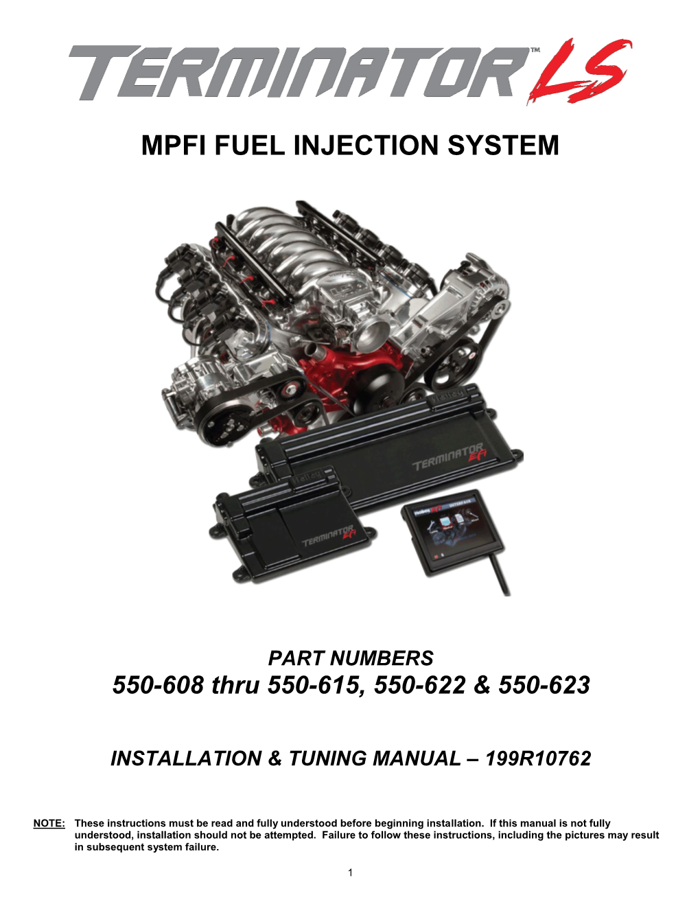 Mpfi Fuel Injection System