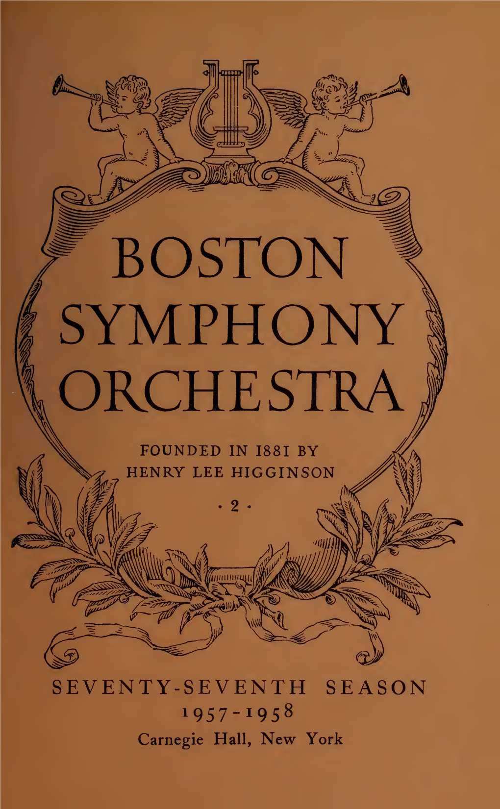 Boston Symphony Orchestra Concert Programs, Season 77, 1957-1958