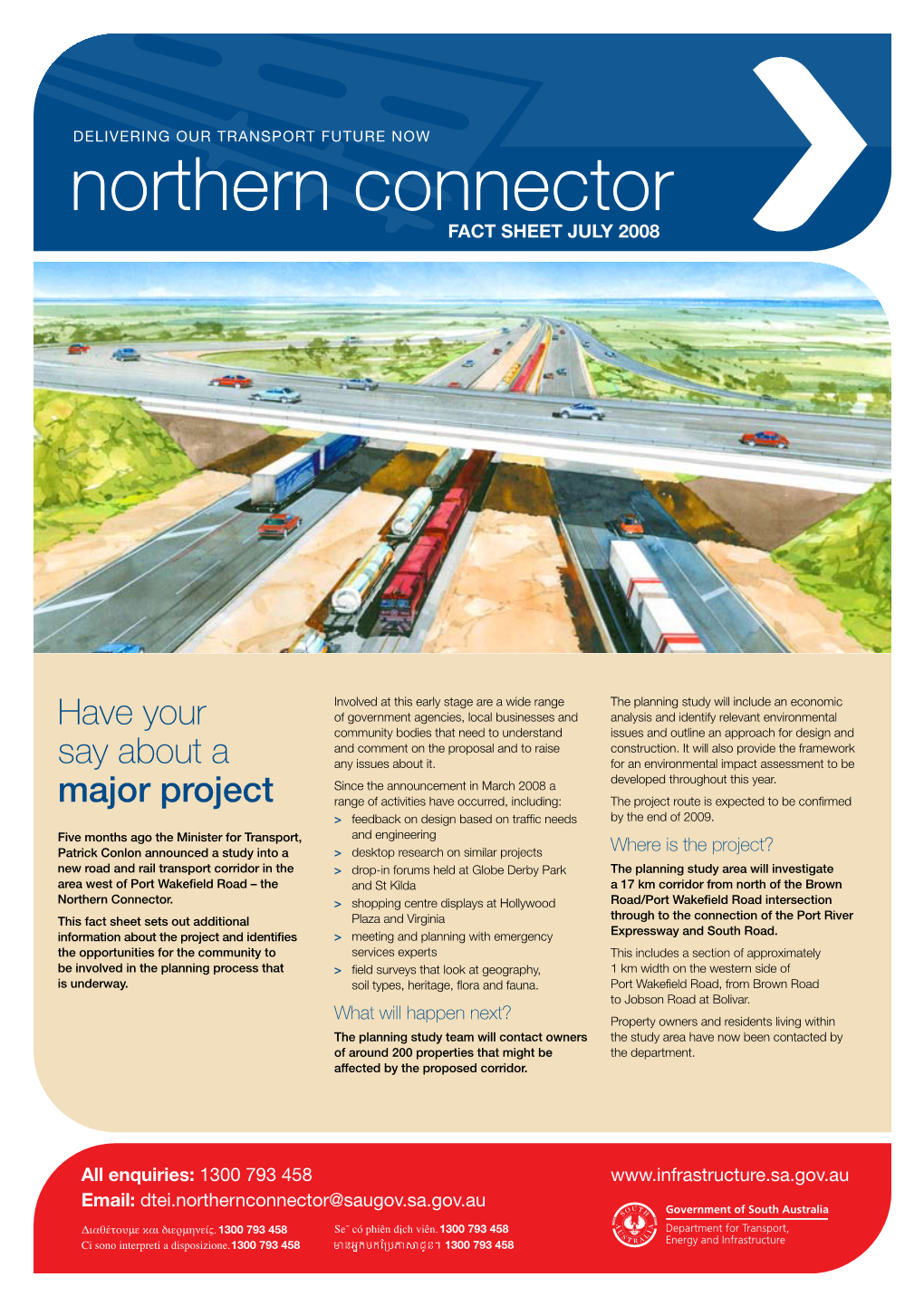 Northern Connector FACT SHEET July 2008