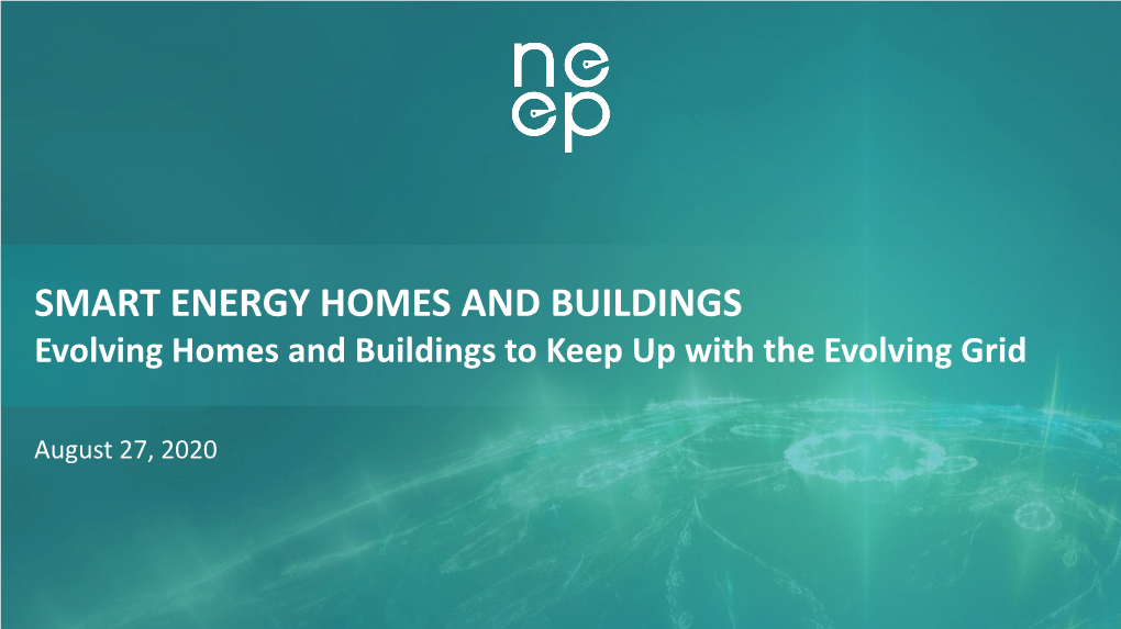 Advancing Smart Energy Homes and Buildings in the Northeast