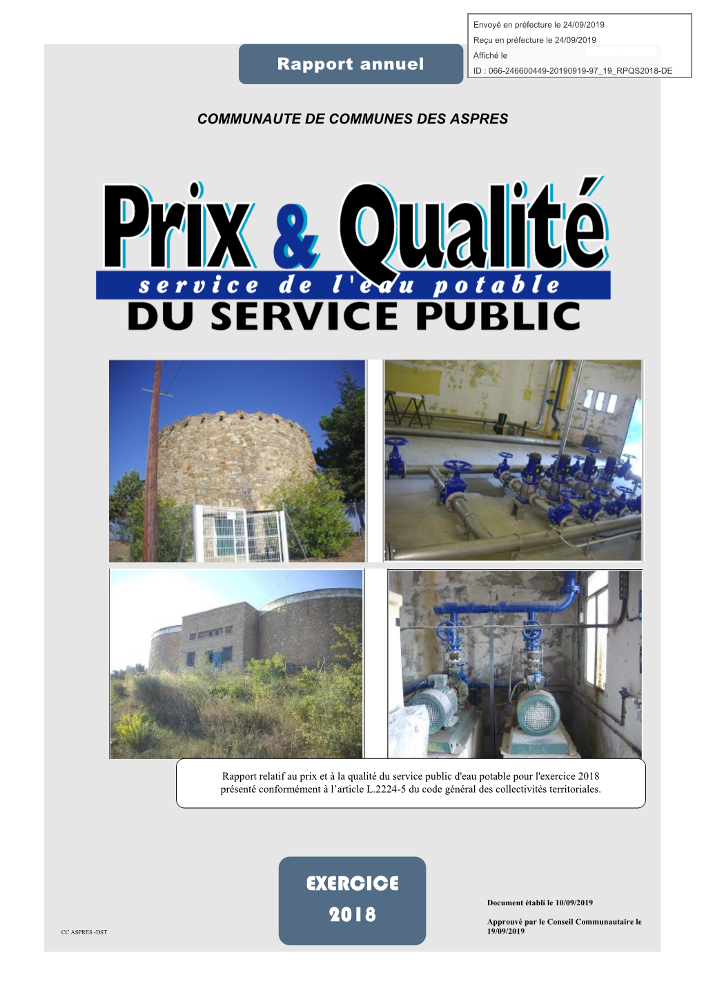 RPQS Eau Potable