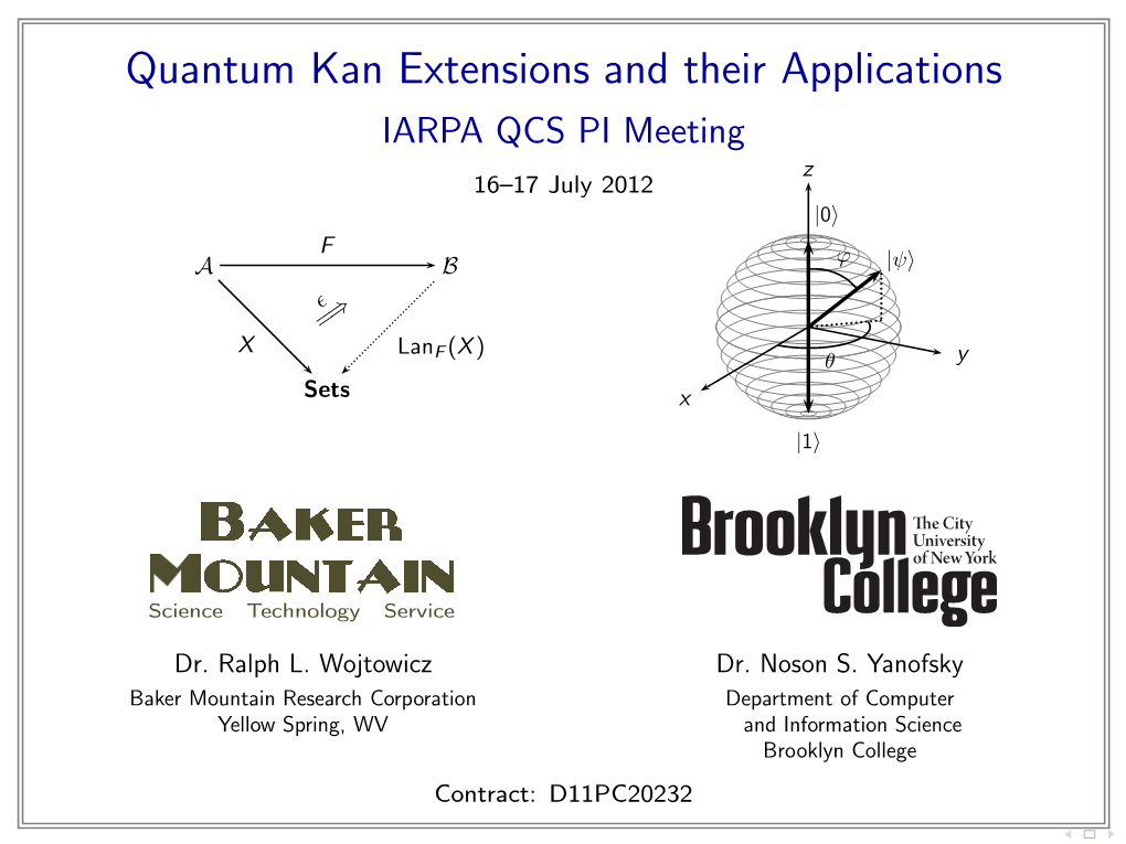 Quantum Kan Extensions and Applications