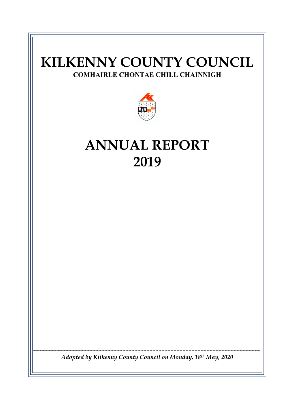 Kilkenny County Council Annual Report 2019