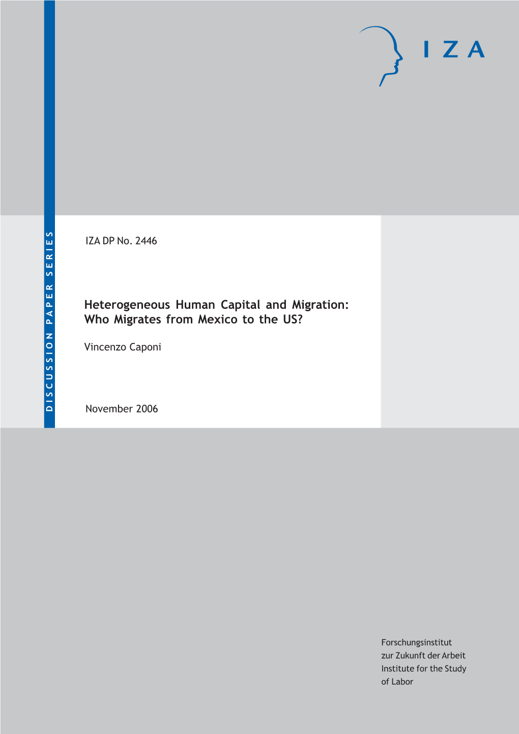 Heterogeneous Human Capital and Migration: Who Migrates from Mexico to the US?