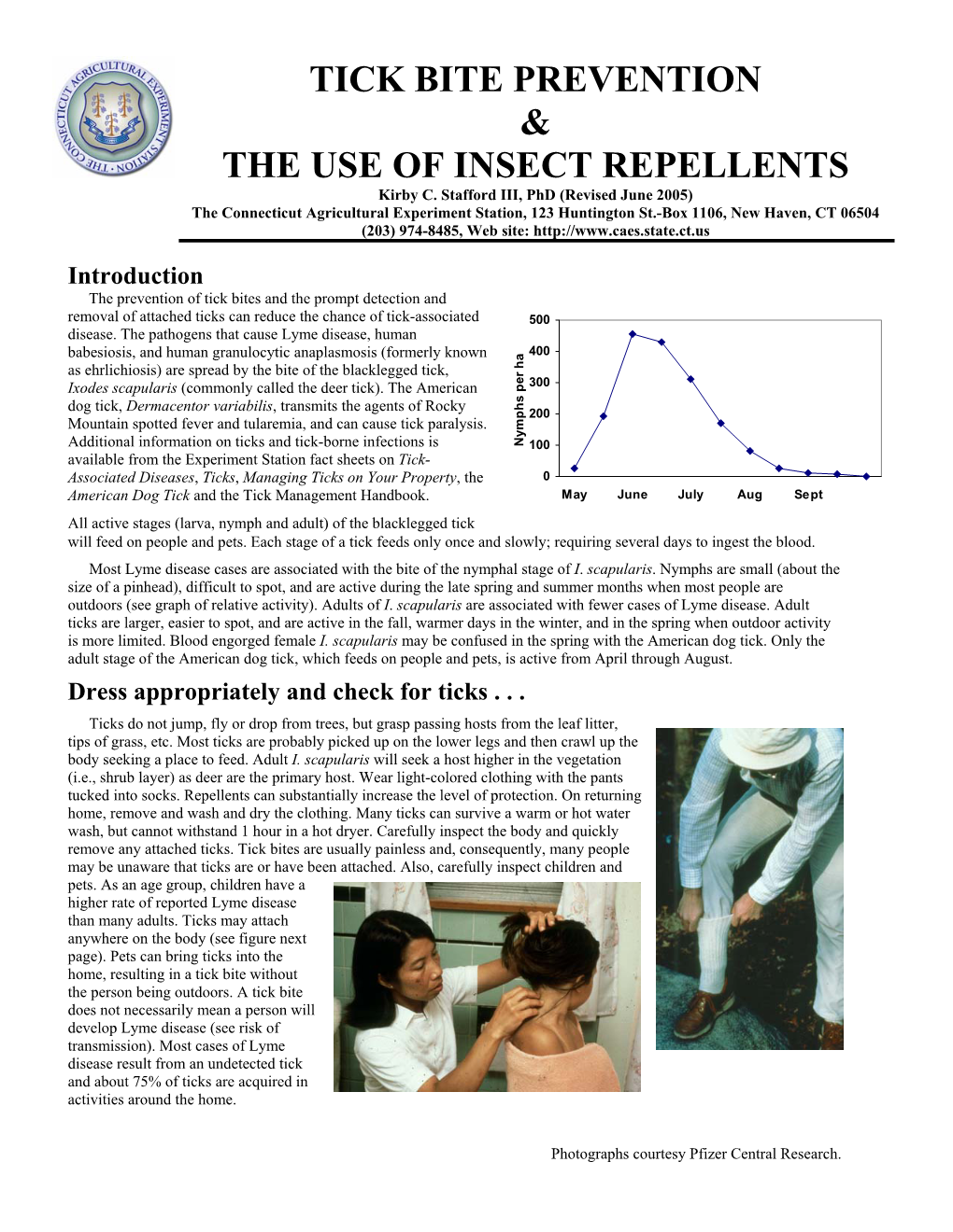 Tick Bite Prevention & the Use of Insect Repellents