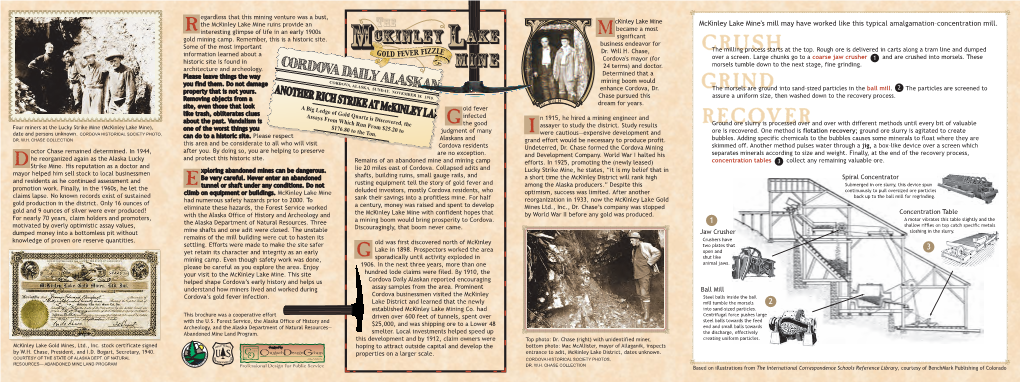 Mckinley Lake Mine Brochure