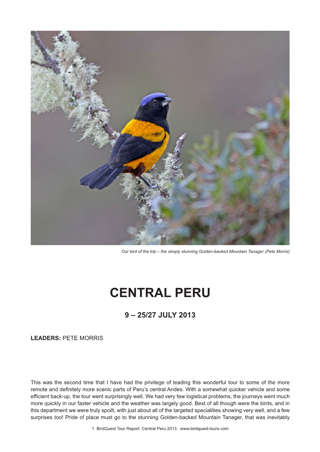 Central Peru