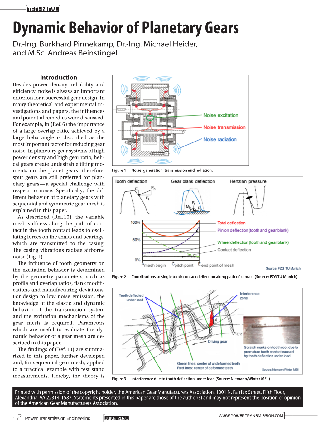 Dynamic Behavior of Planetary Gears Dr.-Ing