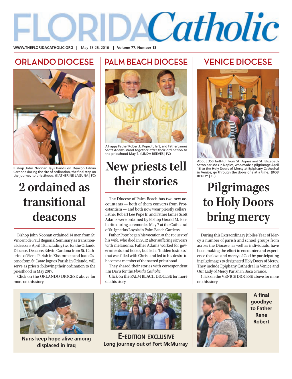 Pilgrimages to Holy Doors Bring Mercy New Priests Tell Their Stories 2 Ordained As Transitional Deacons