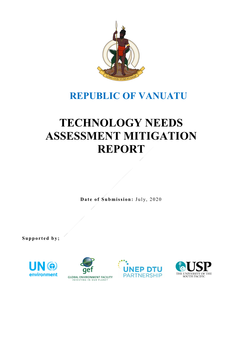 Republic of Vanuatu Technology Needs Assessment Mitigation Report