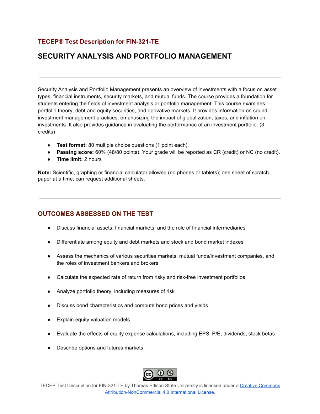 Security Analysis and Portfolio Management