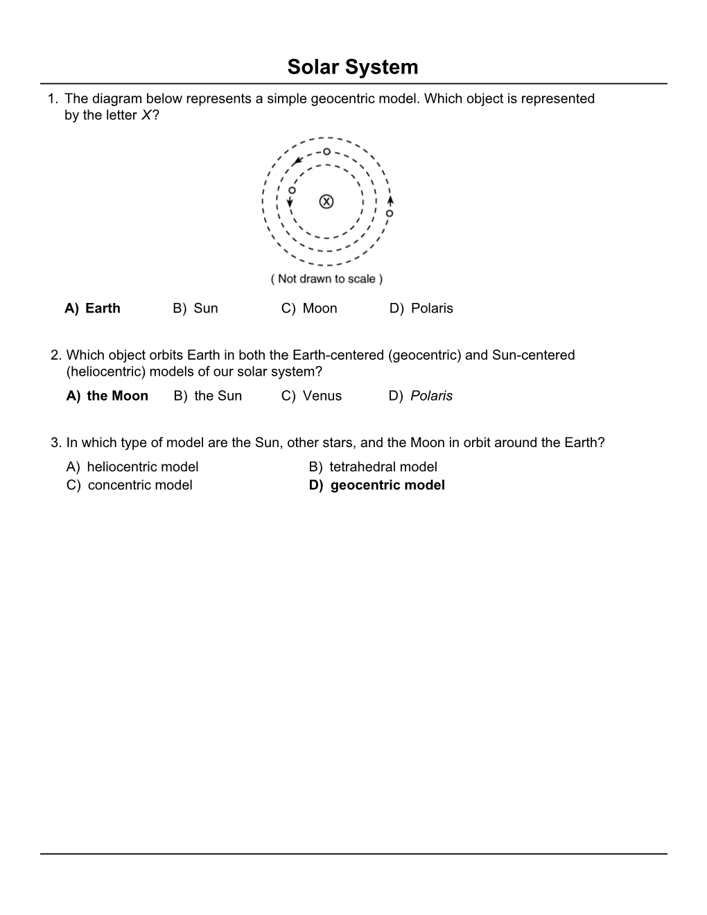 Solar System KEY.Pdf