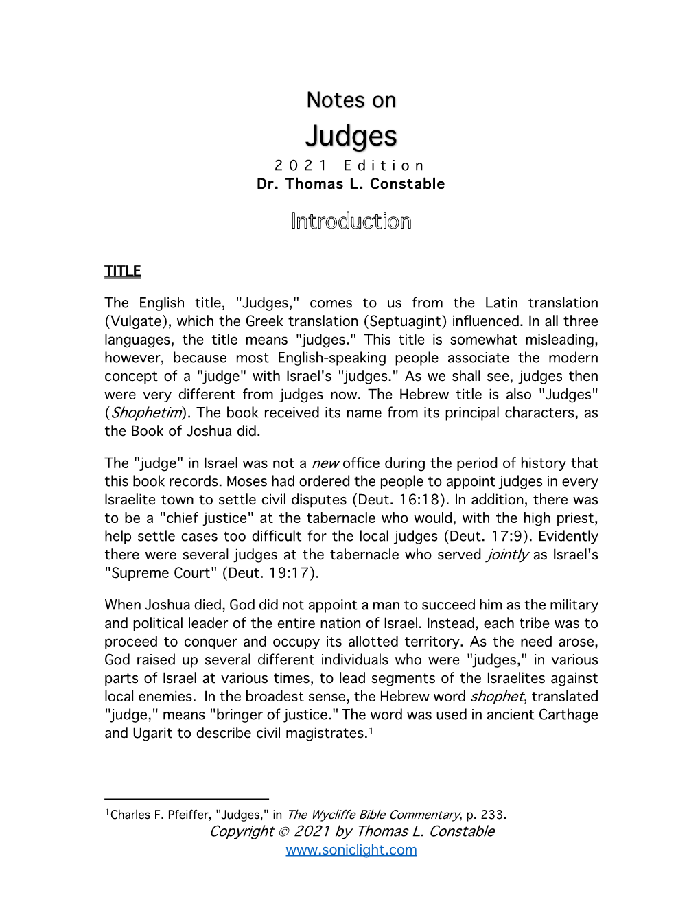 Judges 202 1 Edition Dr