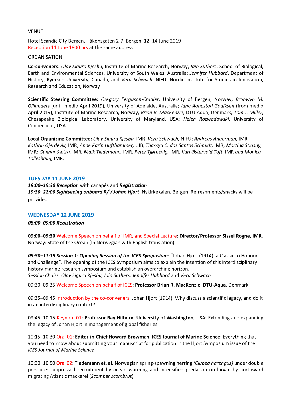 View the Symposium Programme
