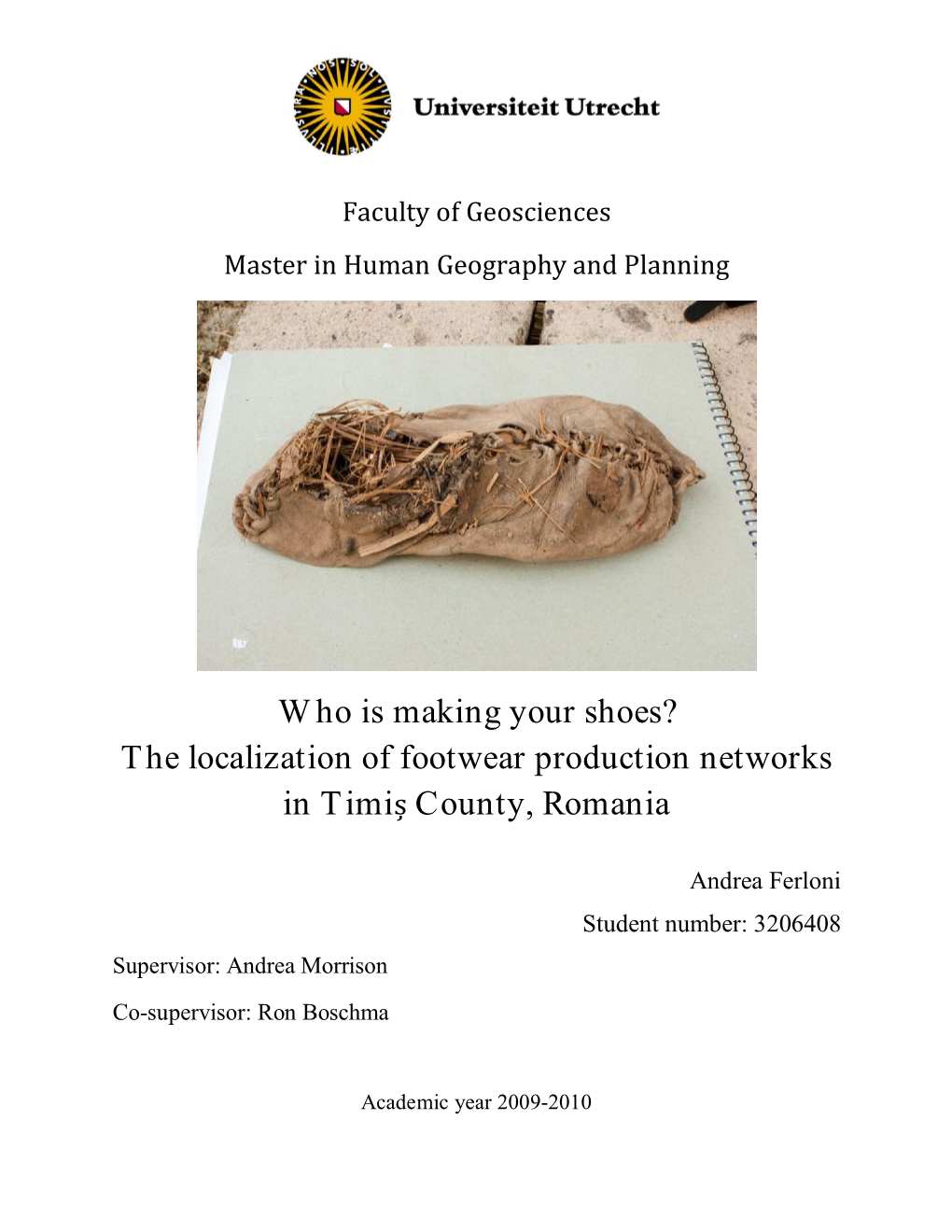 The Localization of Footwear Production Networks in Timiș County, Romania