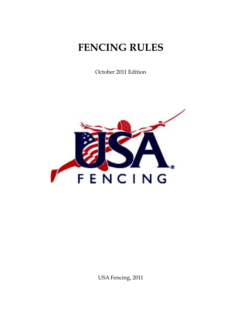 Fencing Rules