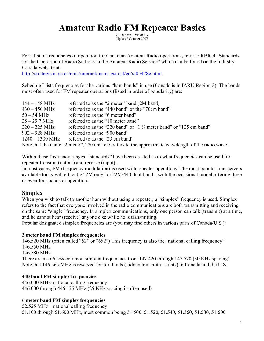 Amateur Radio Repeater Basics