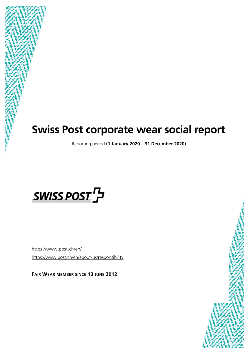 Swiss Post Social Report 2020