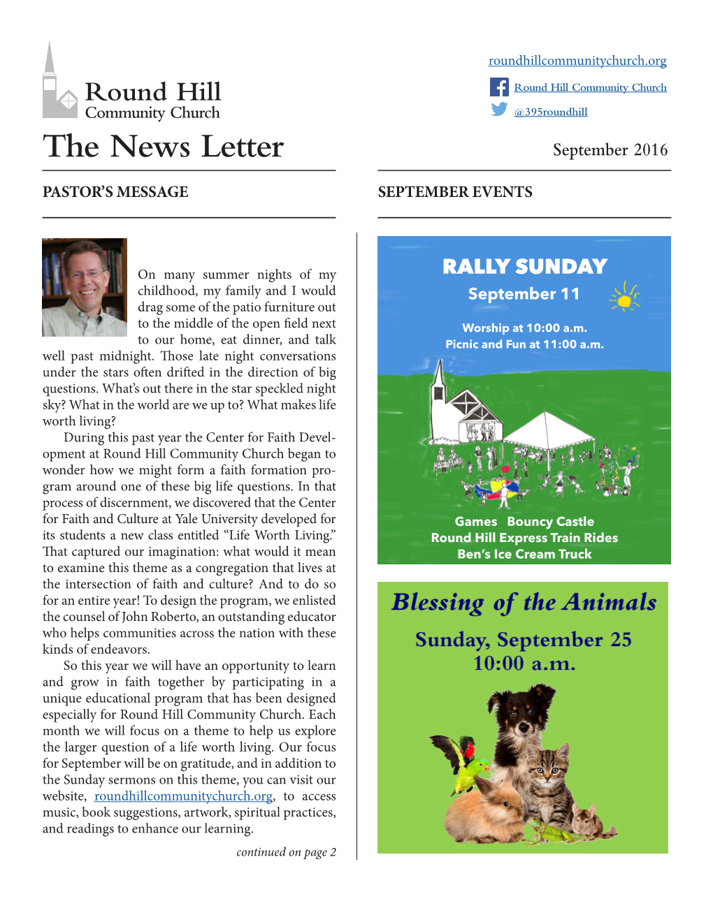 The News Letter September 2016
