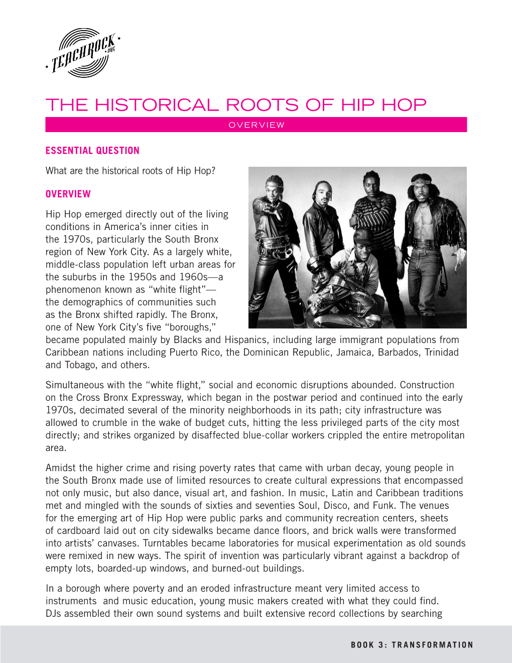 The Historical Roots of Hip Hop Overview