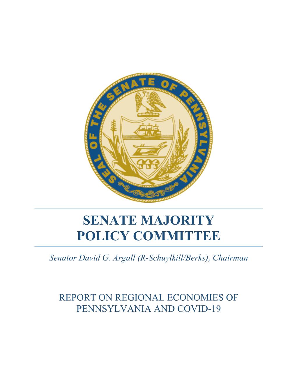 Report on Regional Economies of Pennsylvania and COVID-19