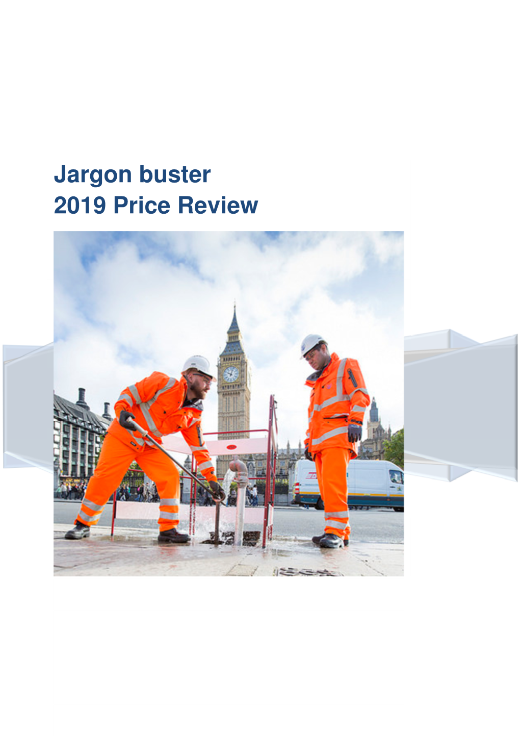 Jargon Buster 2019 Price Review