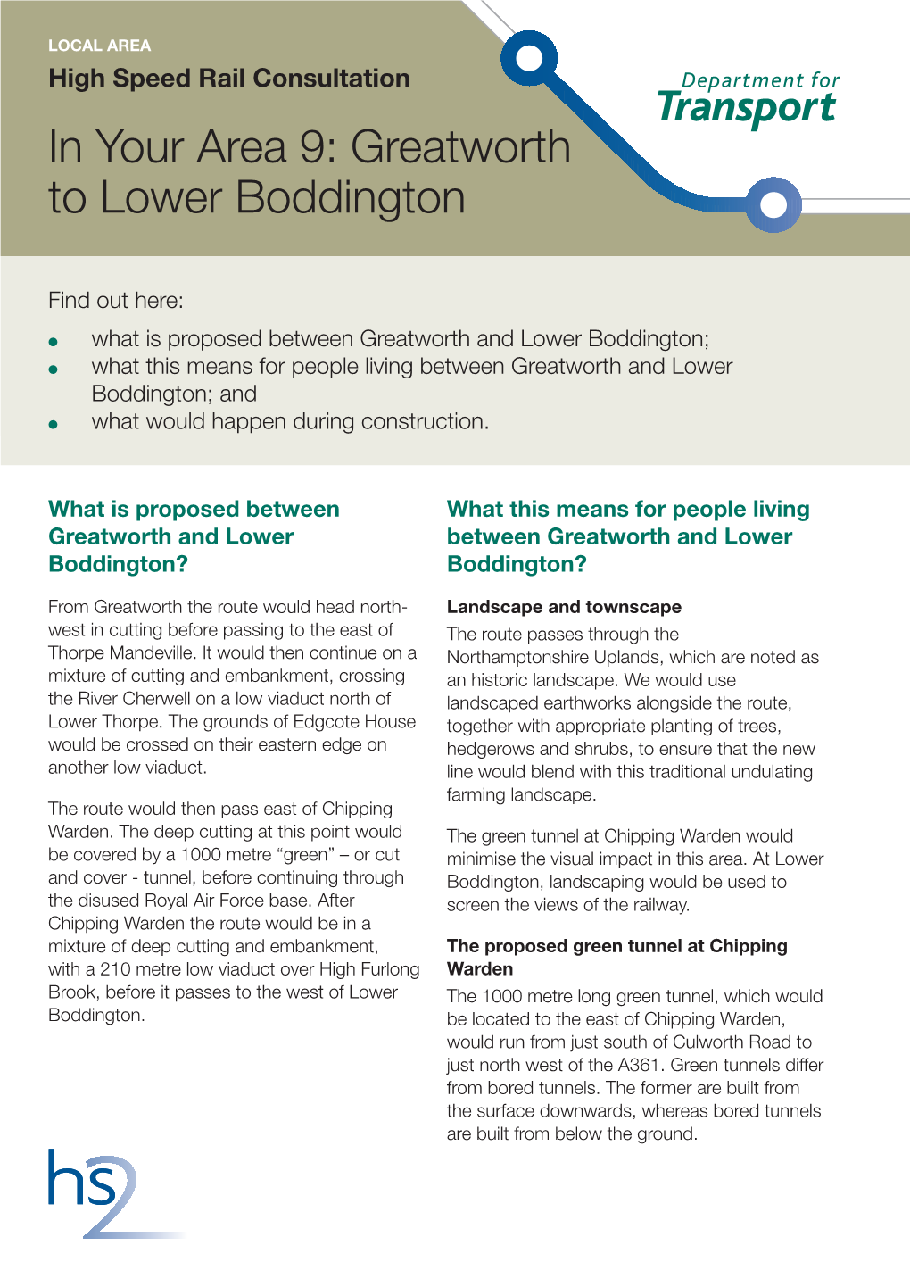 Title in Your Area 9: Greatworth to Lower Boddington