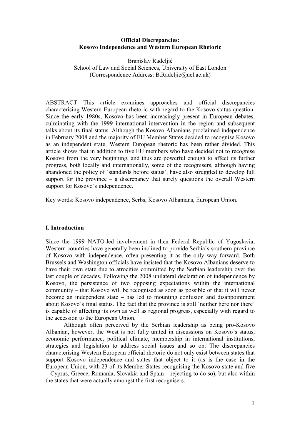 Radeljic, PEPS Article (Copy-Edited Version).Pdf