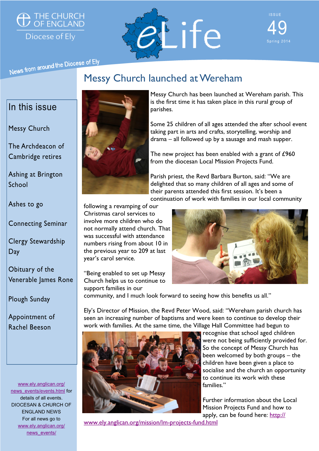 Messy Church Launched at Wereham