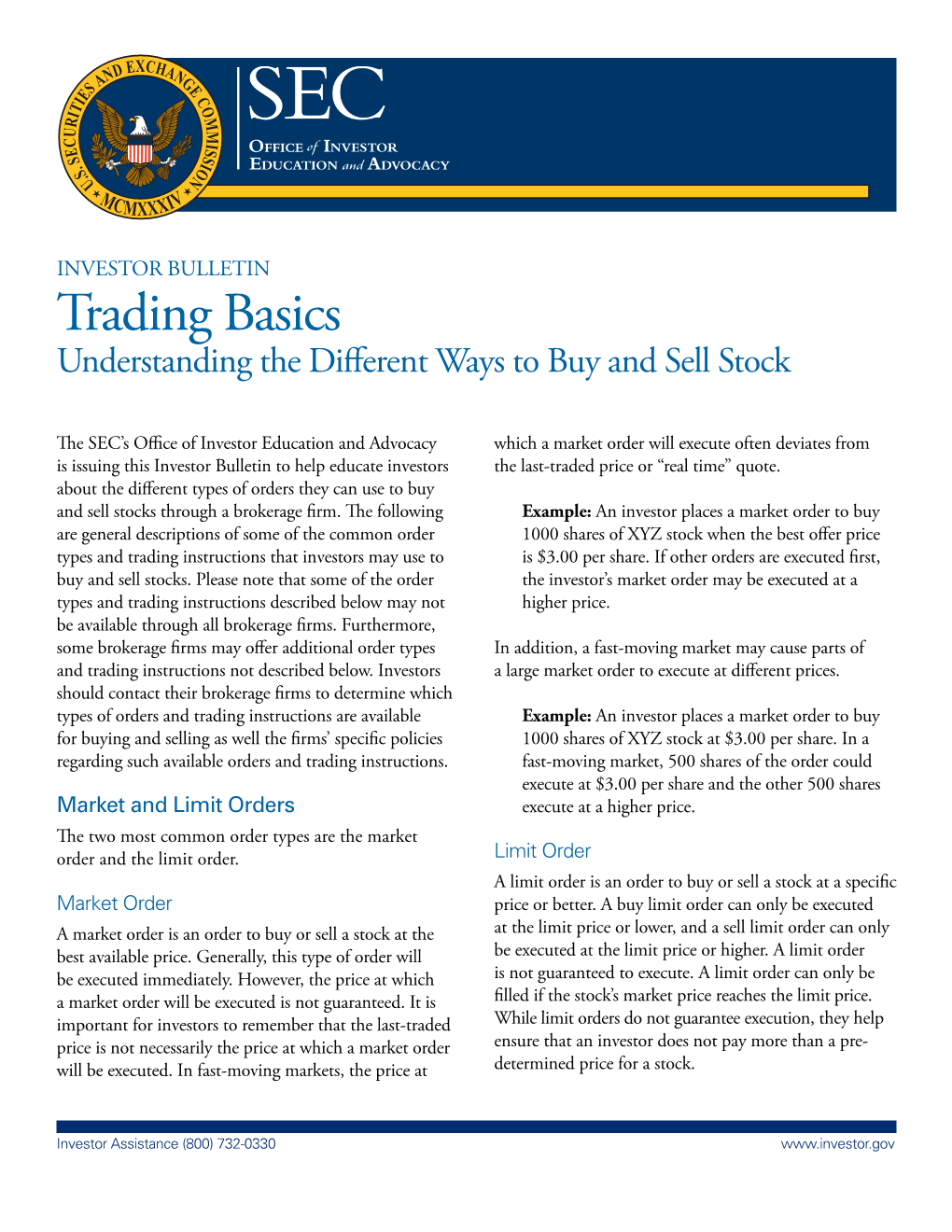 Trading Basics (PDF)