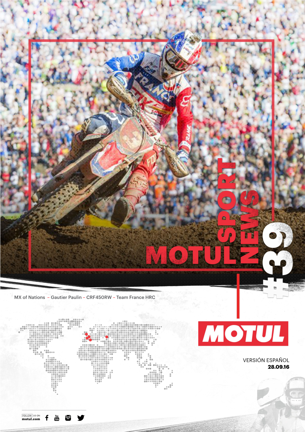 Motul.Com Gautier Paulin CRF450RW Team France HRC