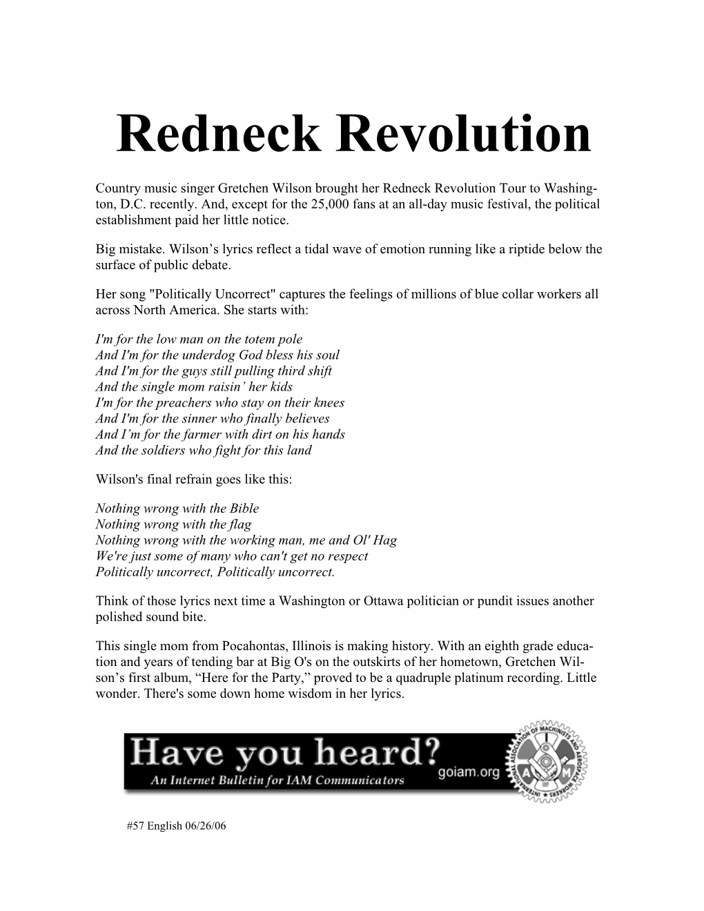 HYH Re Redneck Revolution.Pub