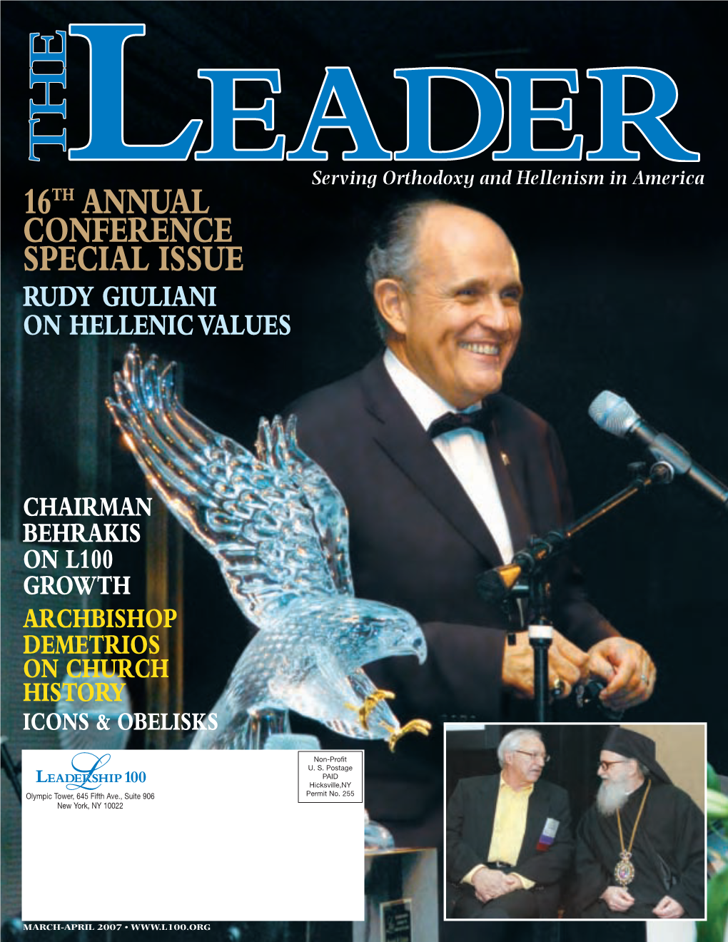 16Th Annual Conference Special Issue Rudy Giuliani on Hellenic Values