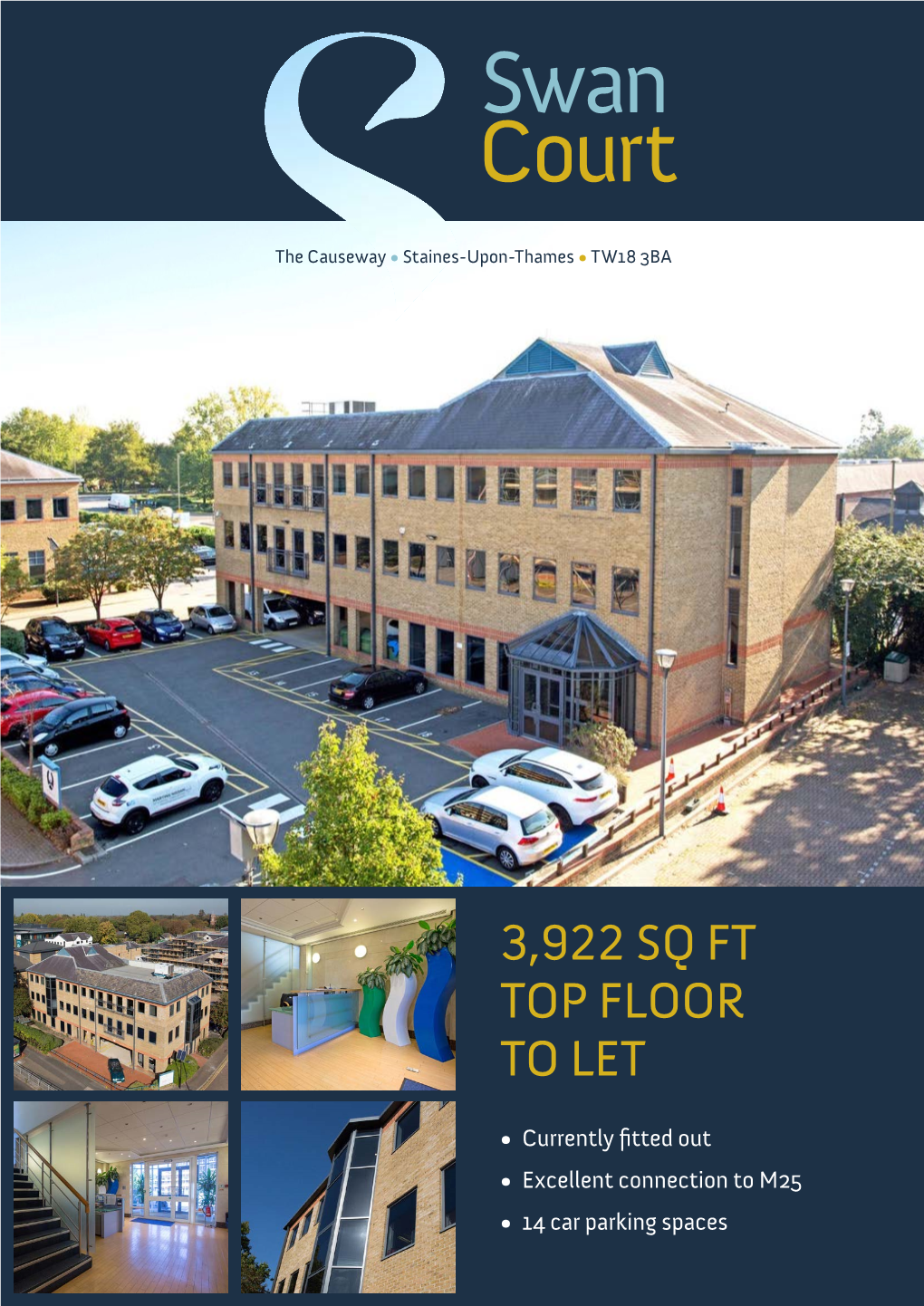 3,922 Sq Ft Top Floor to Let