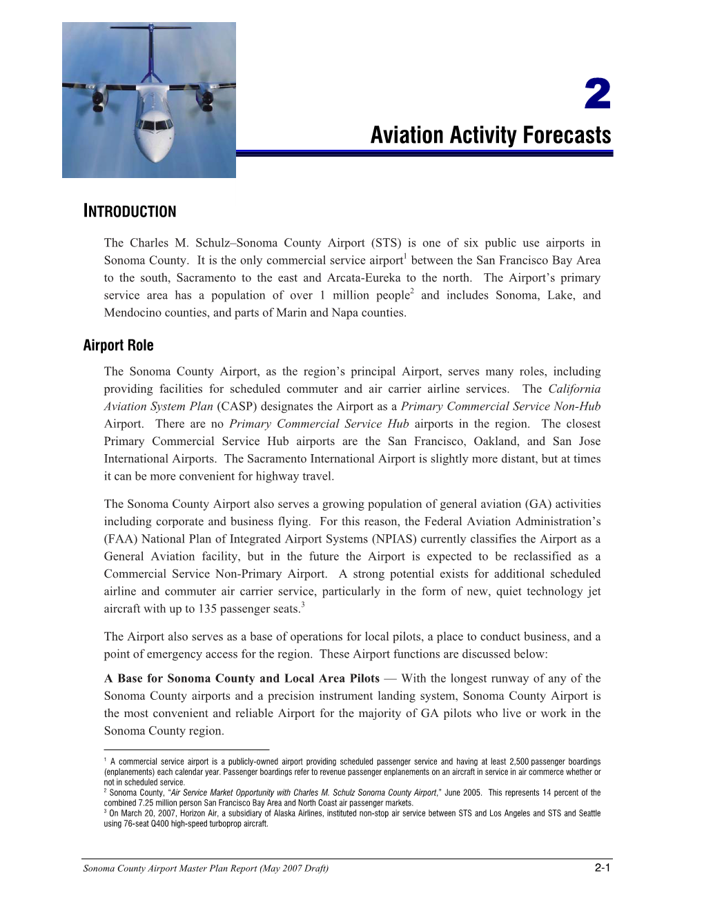 Aviation Activity Forecasts