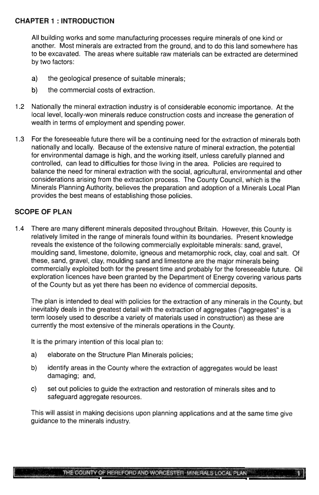 Download Adopted County of Hereford and Worcester Minerals