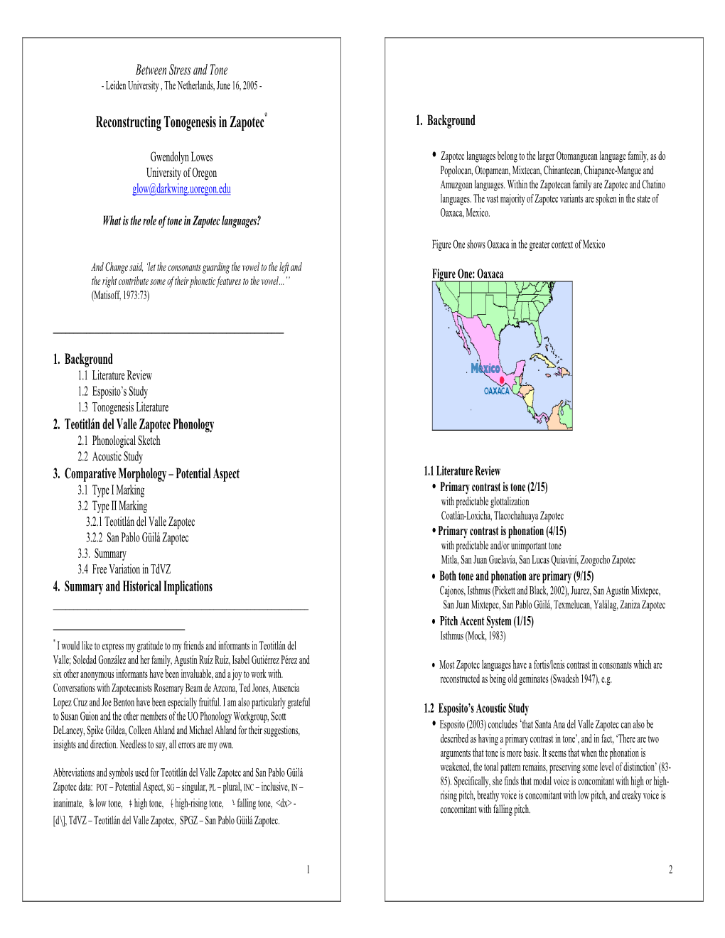 Phonology Workgroup