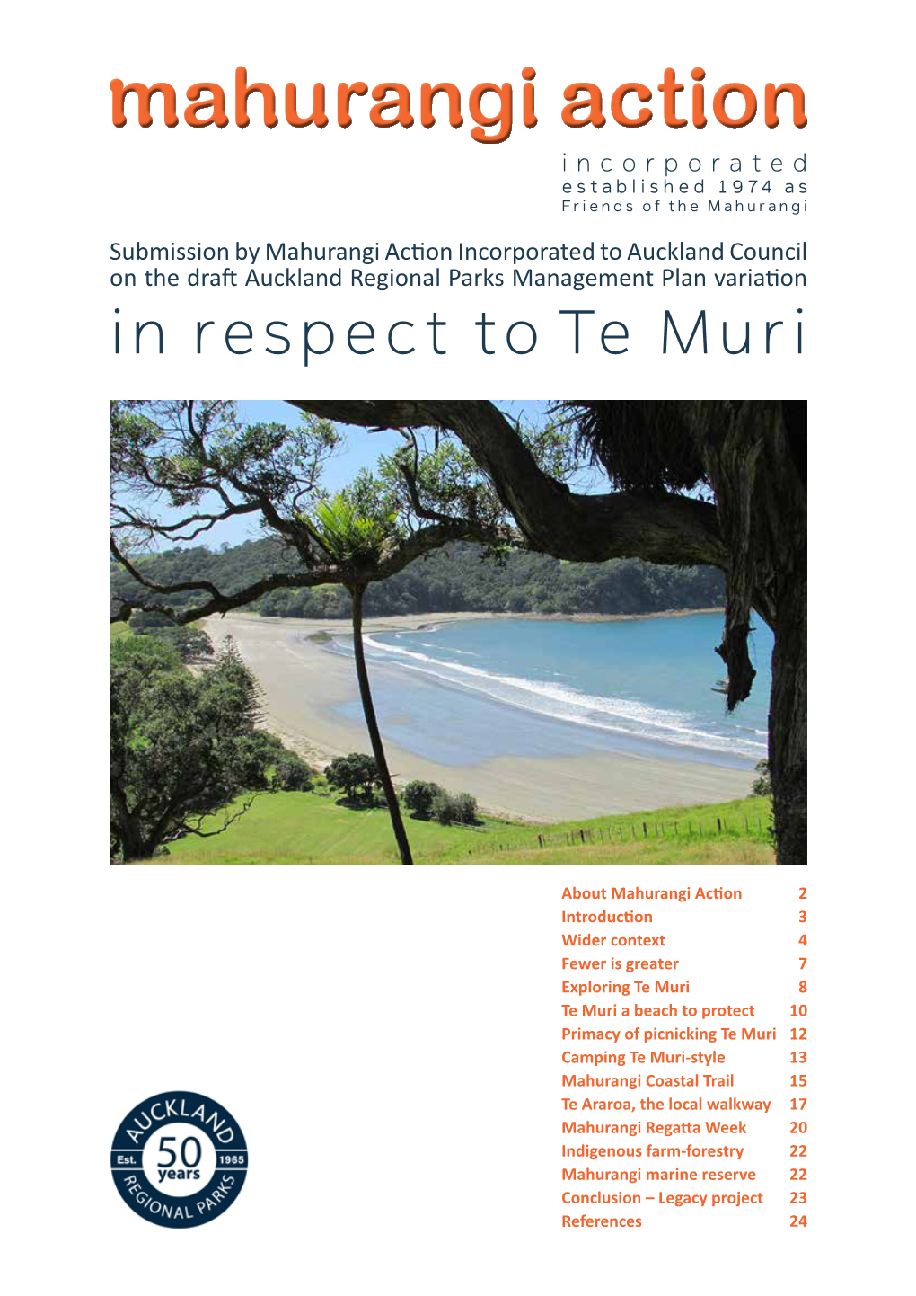In Respect to Te Muri