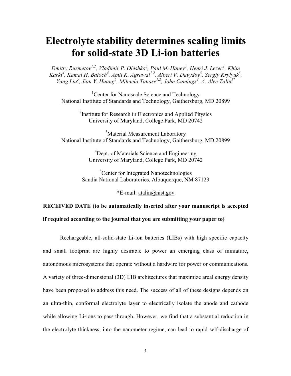 Real Time in Situ Observation of the Physical and Chemical Processes