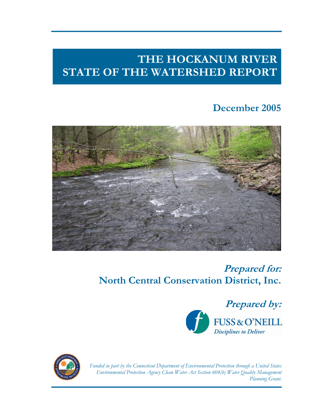 State of the Watershed Report the Hockanum River